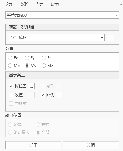 梁单元内力窗口操作 梁单元内力窗口操作 梁单元内力窗口操作 梁单元内力窗口操作